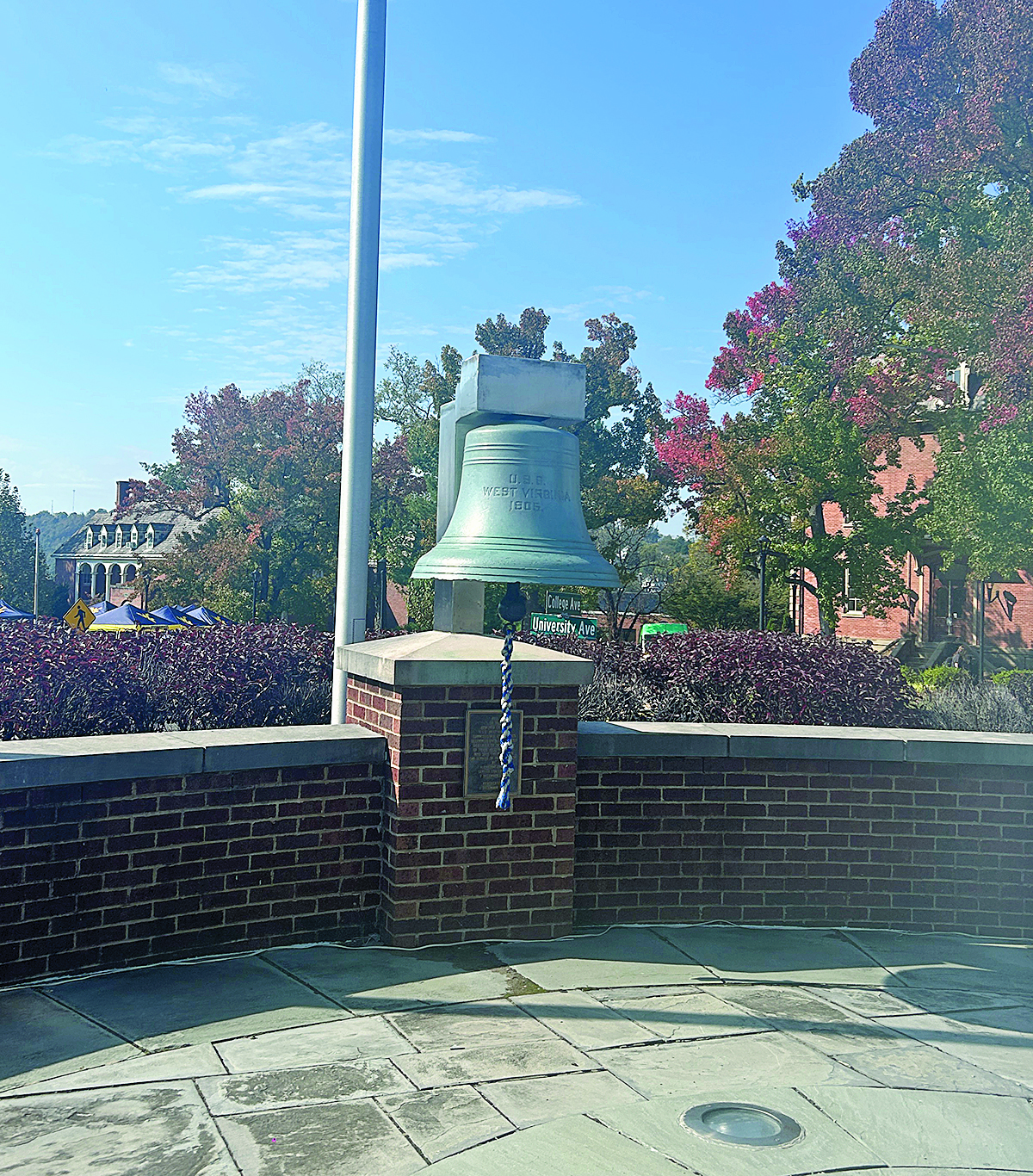 ‘Friends, sons, nephews, grandsons, brothers’: WVU honors lives of four students at bell-ringing ceremony